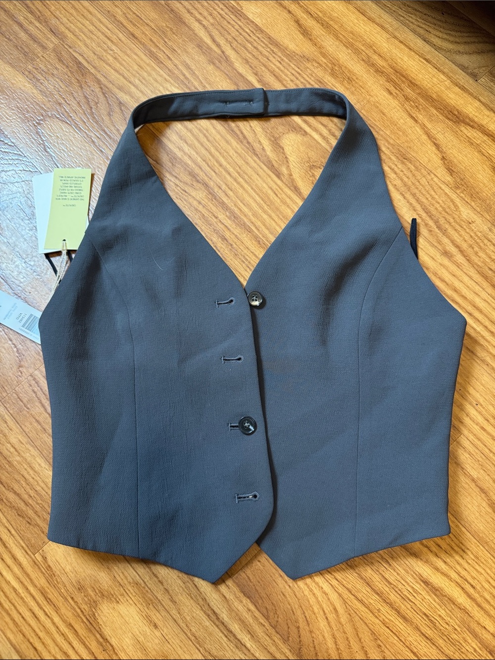 Aritzia Sleeveless Vito Button Front Vest